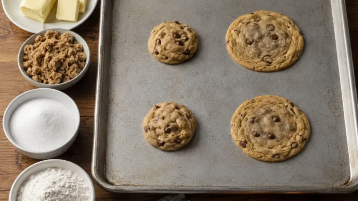 Cookie dough portions and baking ingredients illustrating gingerbread baking science