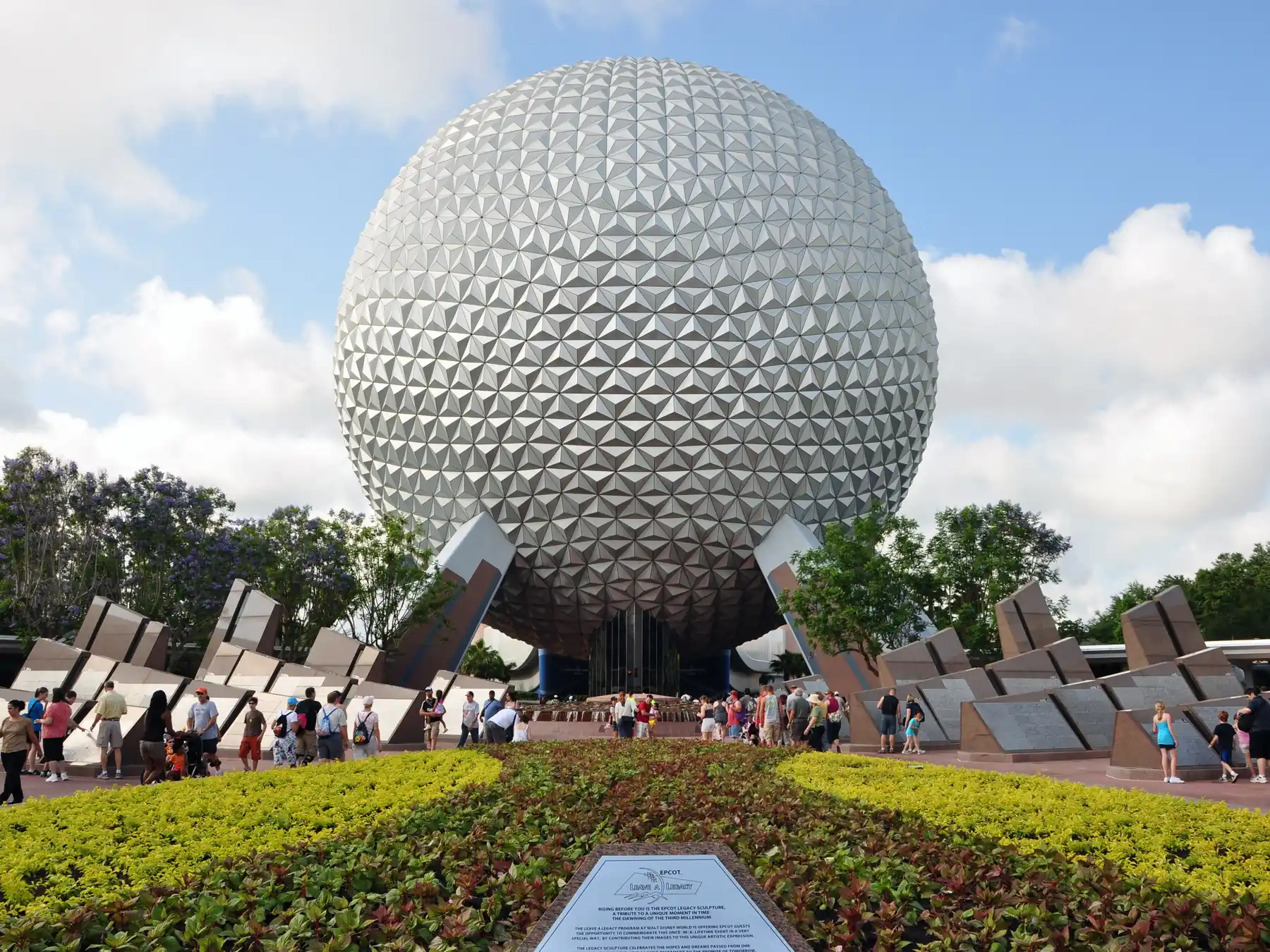 Spaceship Earth geodesic sphere at EPCOT