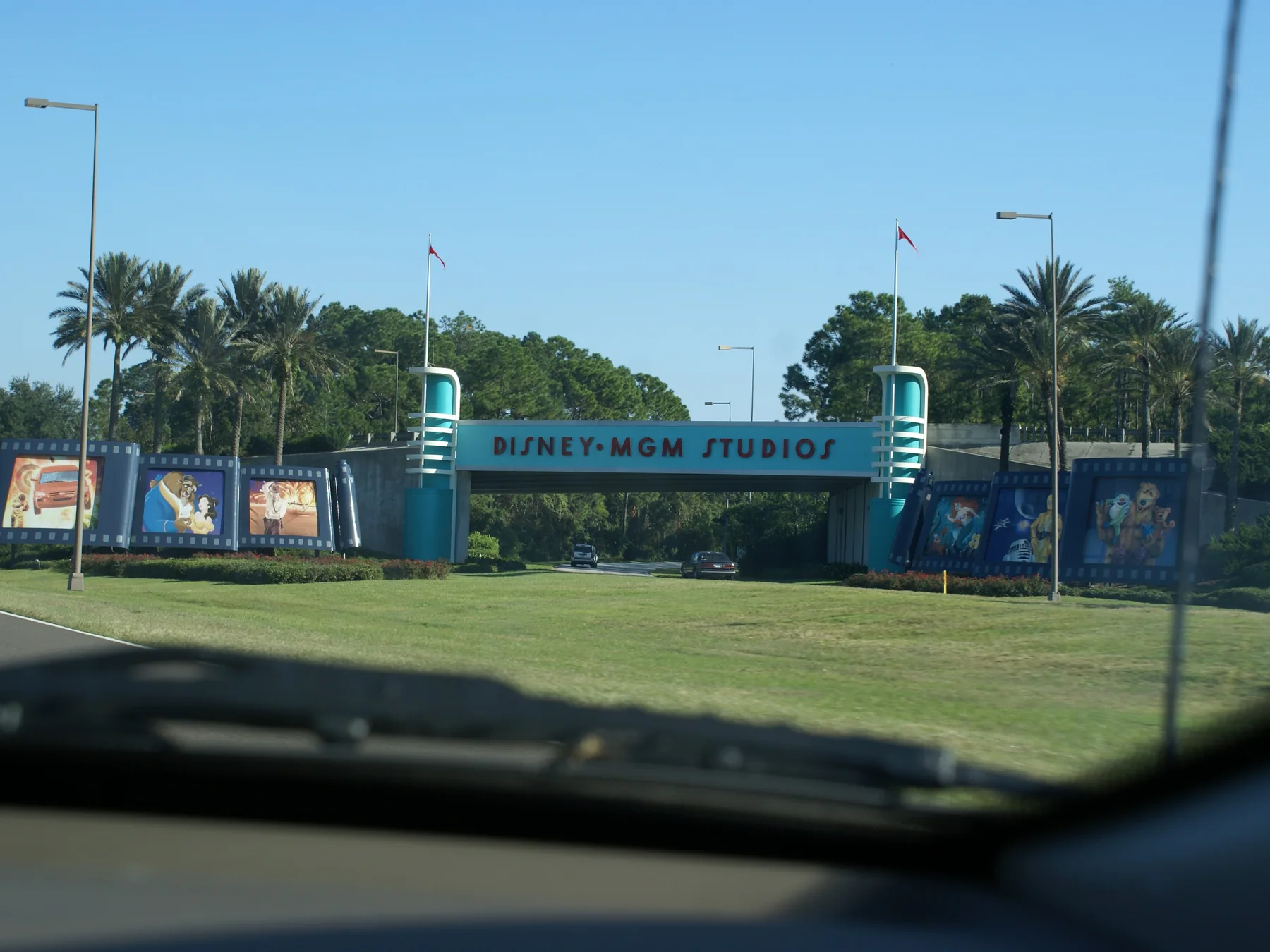 Disney-MGM Studios entrance sign and archway