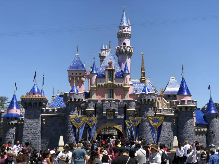 Sleeping Beauty Castle at Disneyland in California
