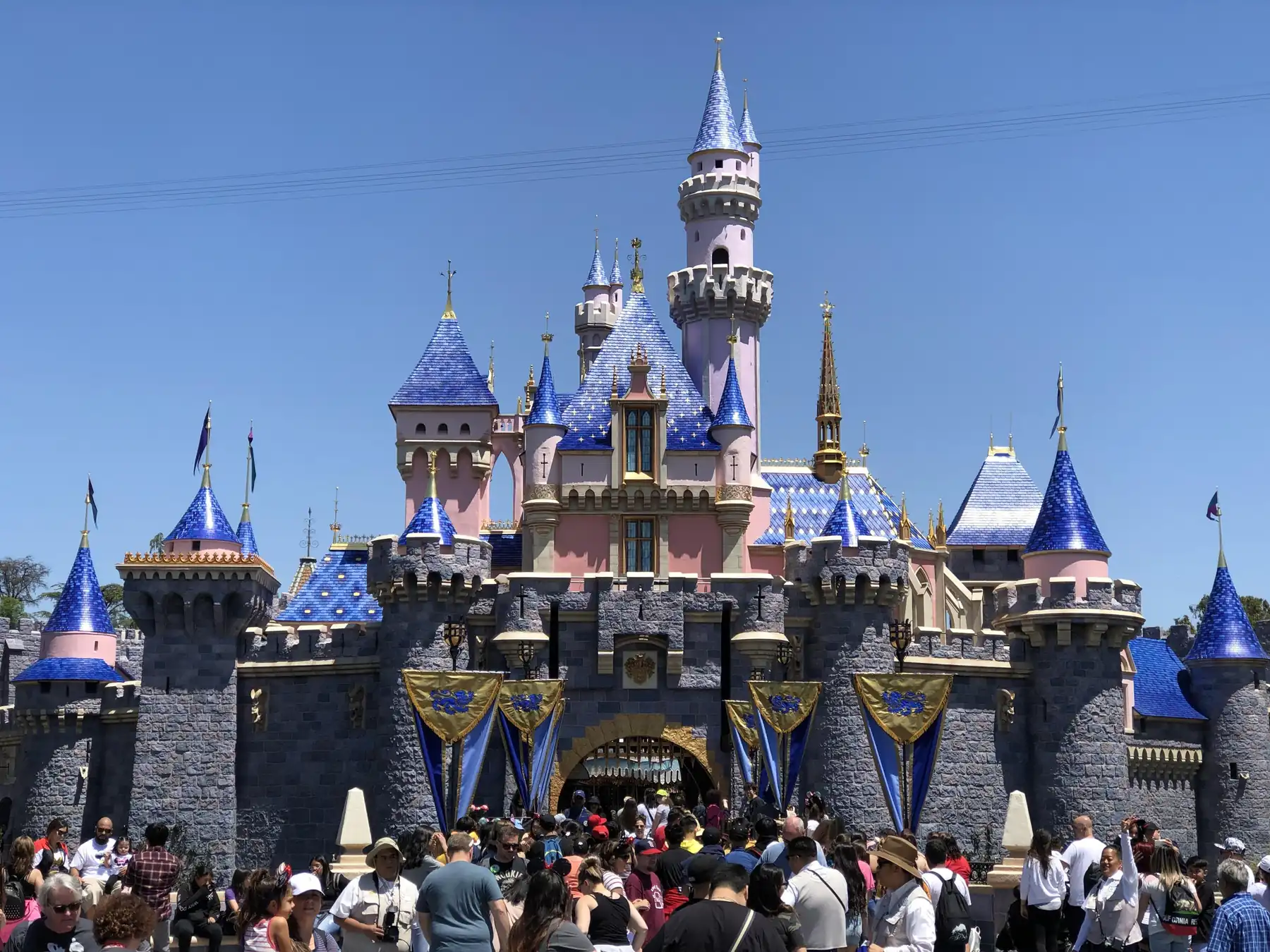 Sleeping Beauty Castle at Disneyland in California