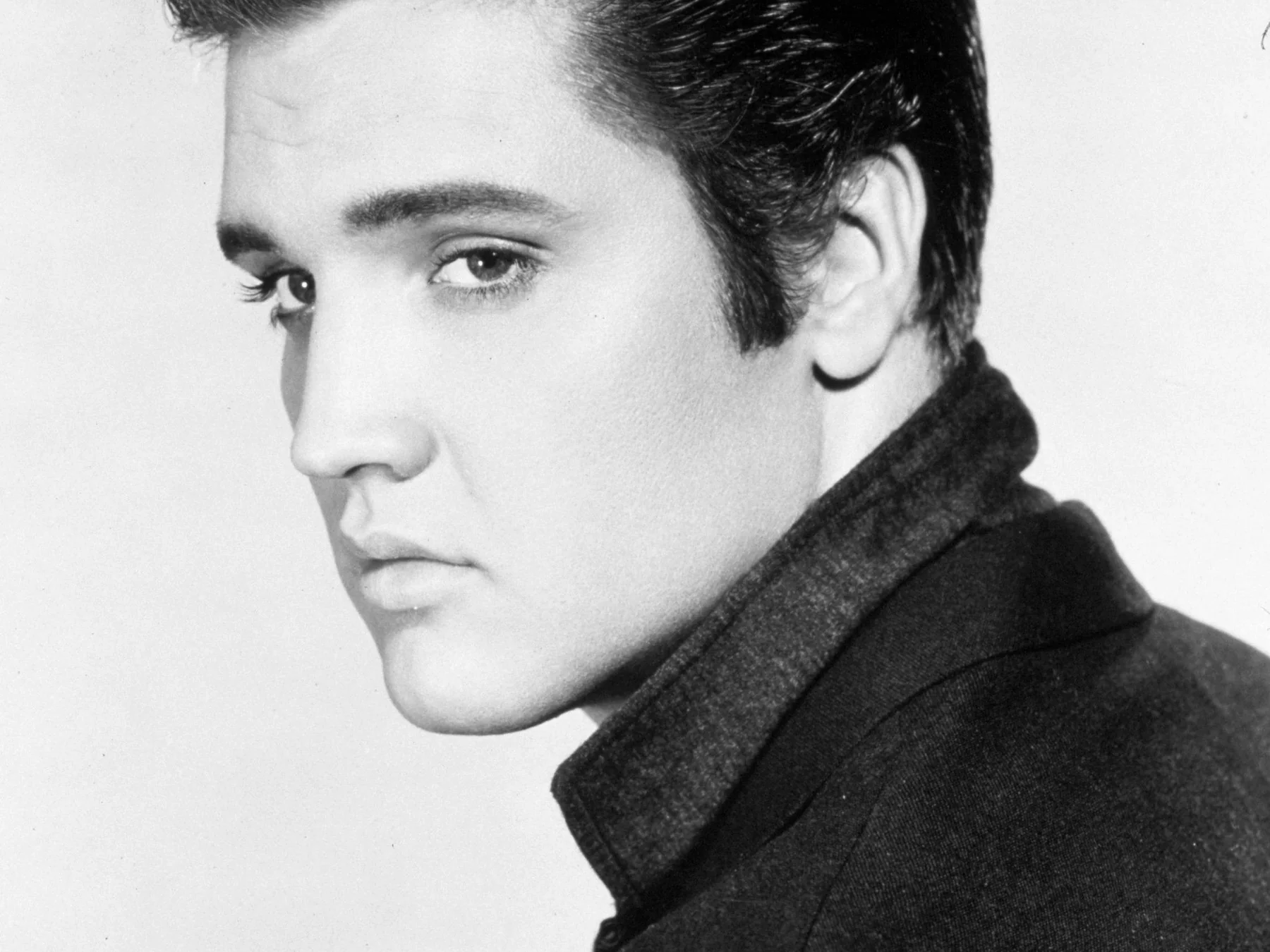 Elvis Presley in a classic publicity portrait