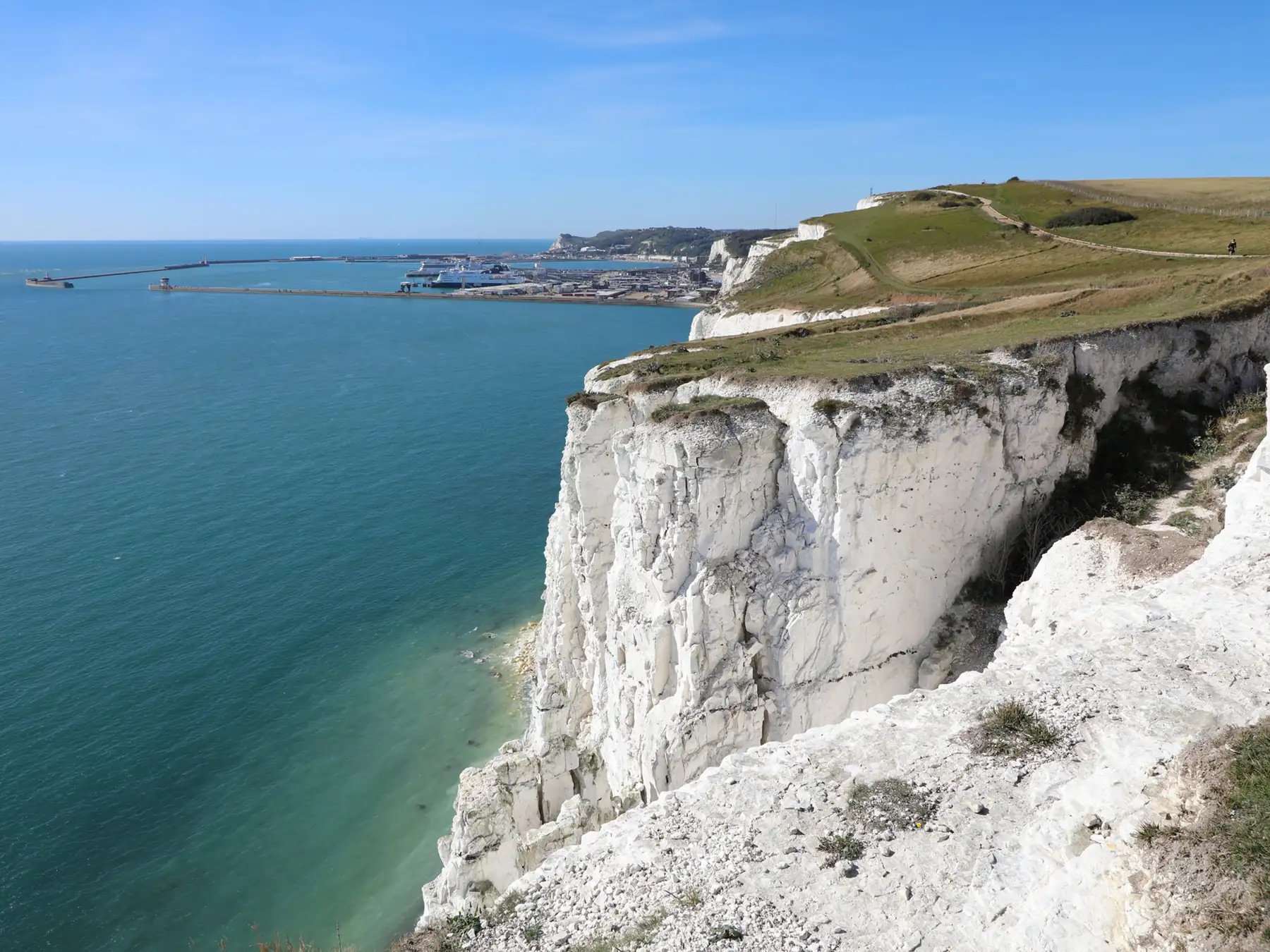 White Cliffs of Dover coastline
