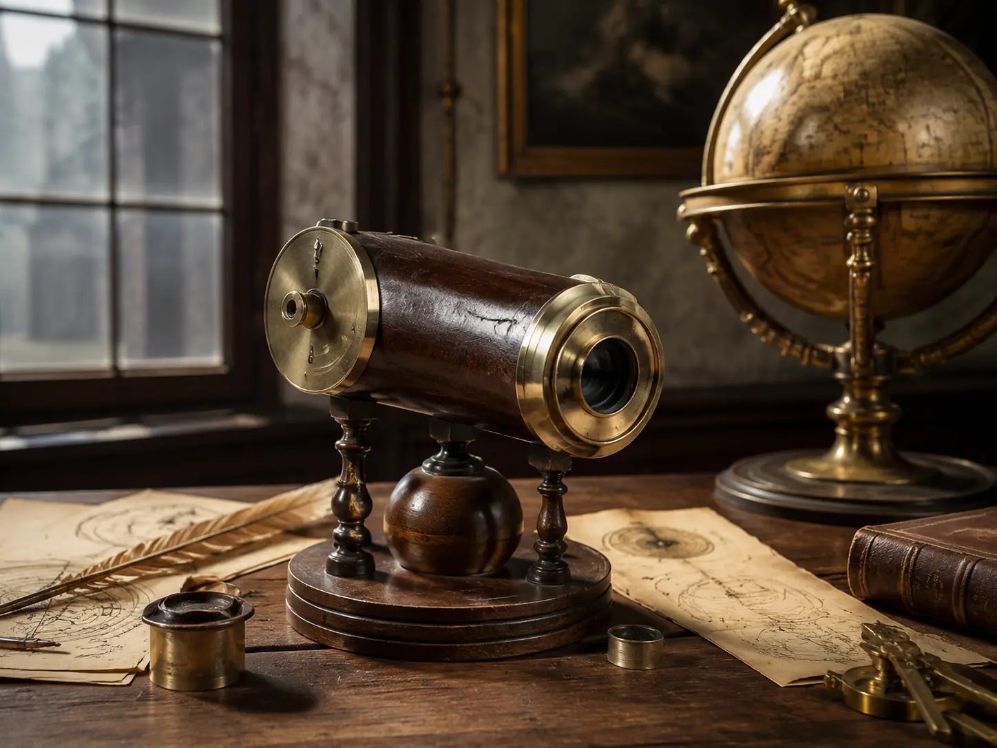 Early reflecting telescope inspired by Isaac Newton’s design