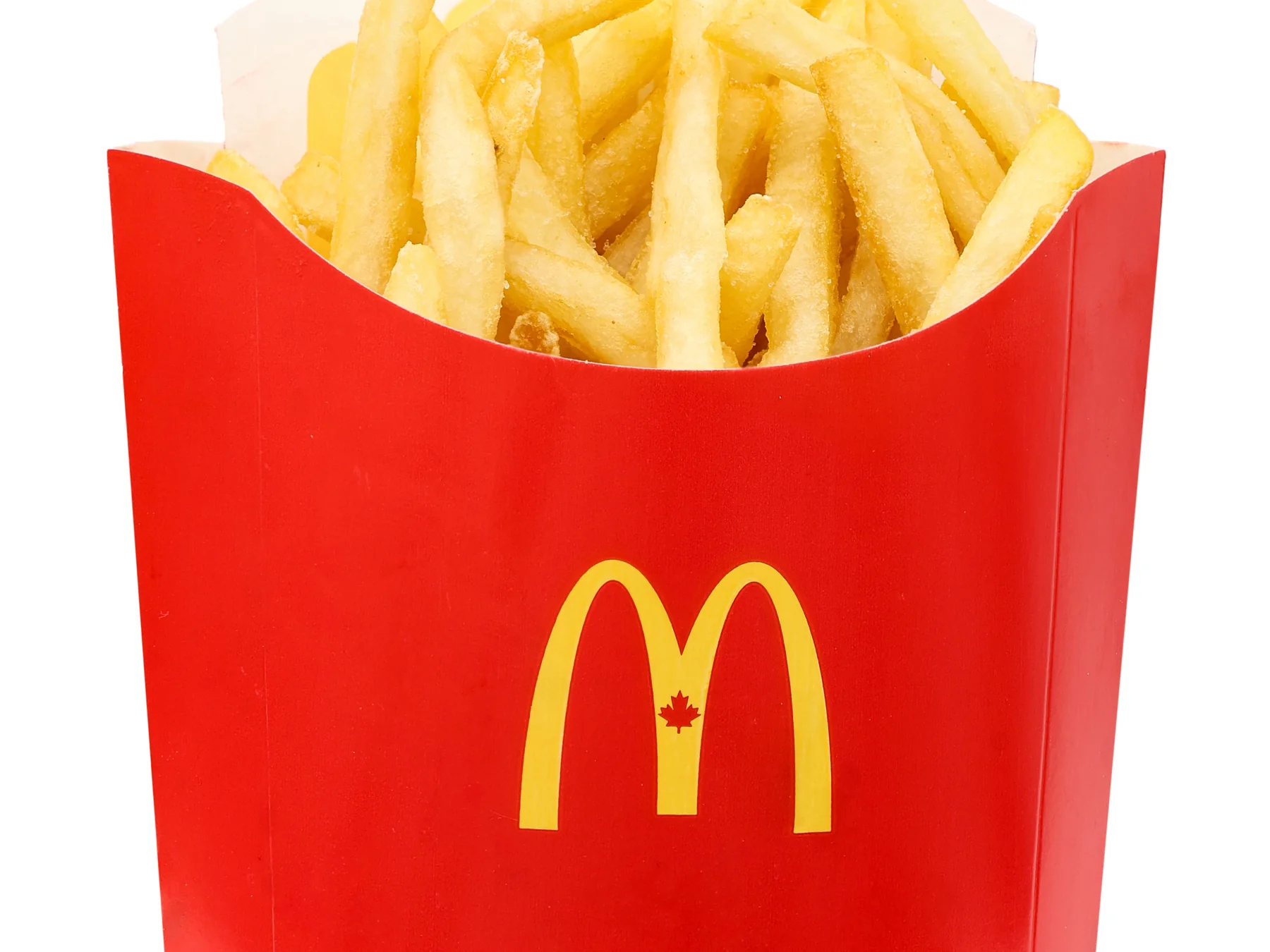 McDonald's french fries in the brand's red carton