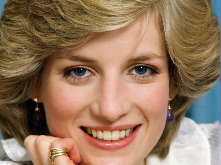 Close-up portrait of Diana, Princess of Wales