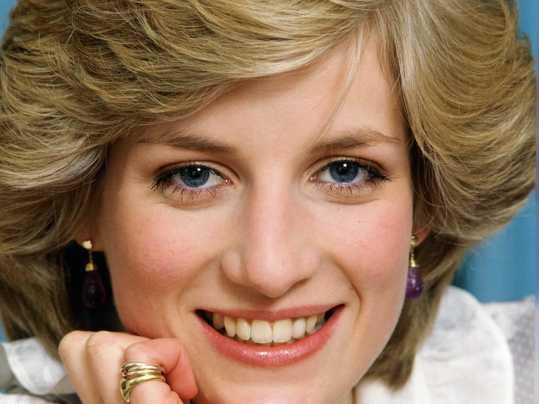 Close-up portrait of Diana, Princess of Wales