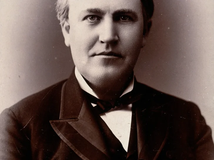 Formal portrait of Thomas Edison