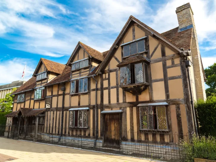 Shakespeare's birthplace in Stratford-upon-Avon