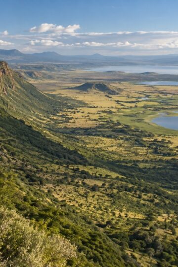 Great Rift Valley landscape in Kenya