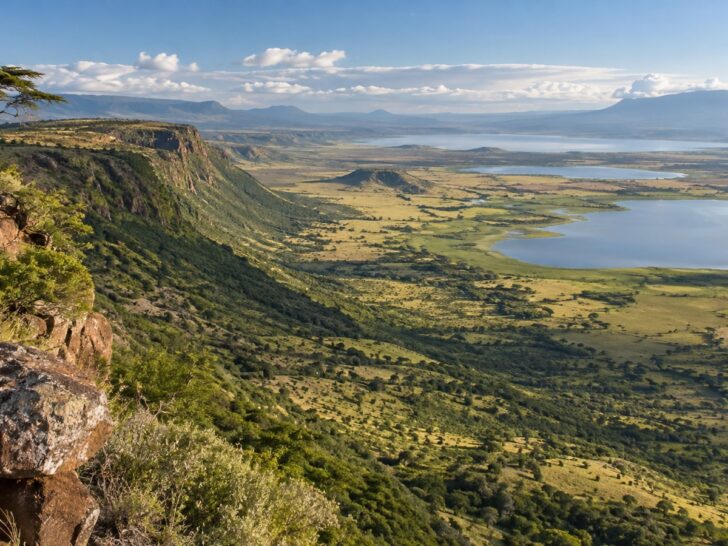 Great Rift Valley landscape in Kenya