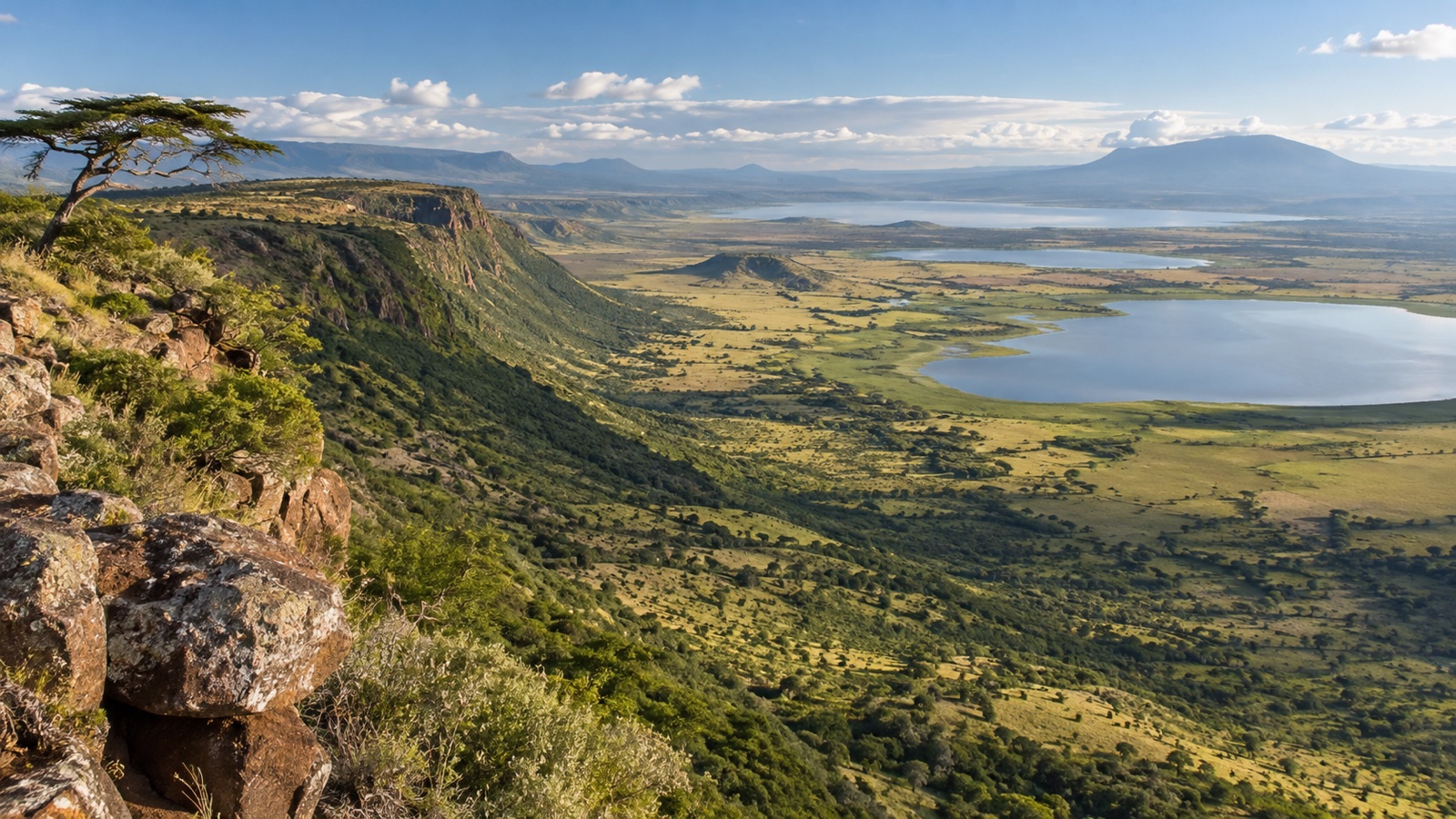 Great Rift Valley landscape in Kenya