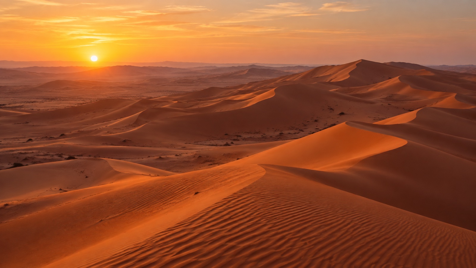 Sand dunes of the Empty Quarter in Saudi Arabia